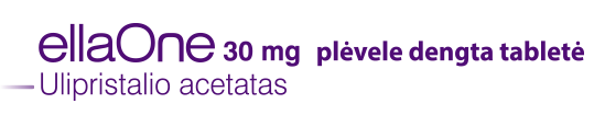 EllaOne 30mg tabletė
Ulipristalio acetatas